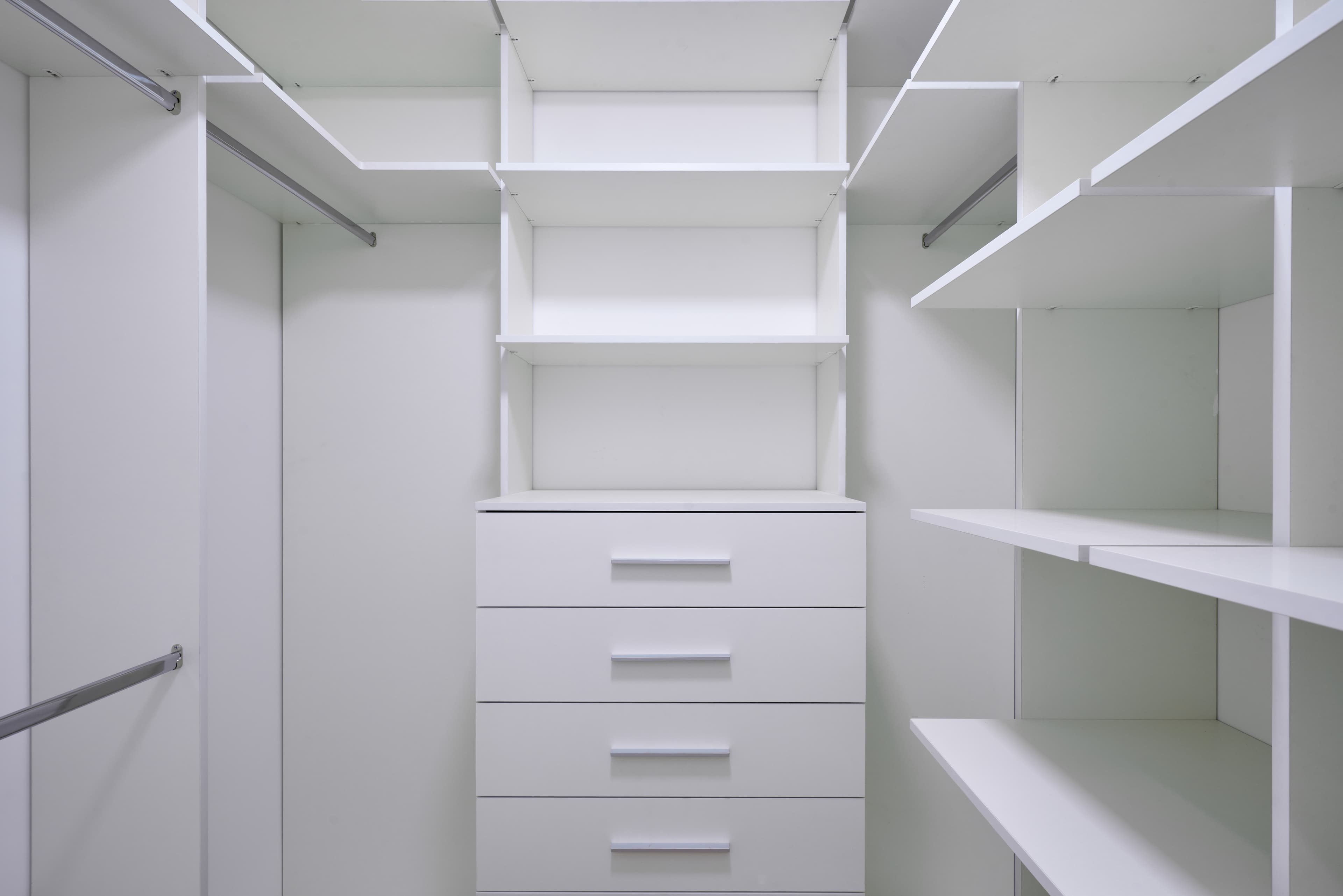 WIR WITH 6 DRAWER / SHELVES & HANGING SECTIONS