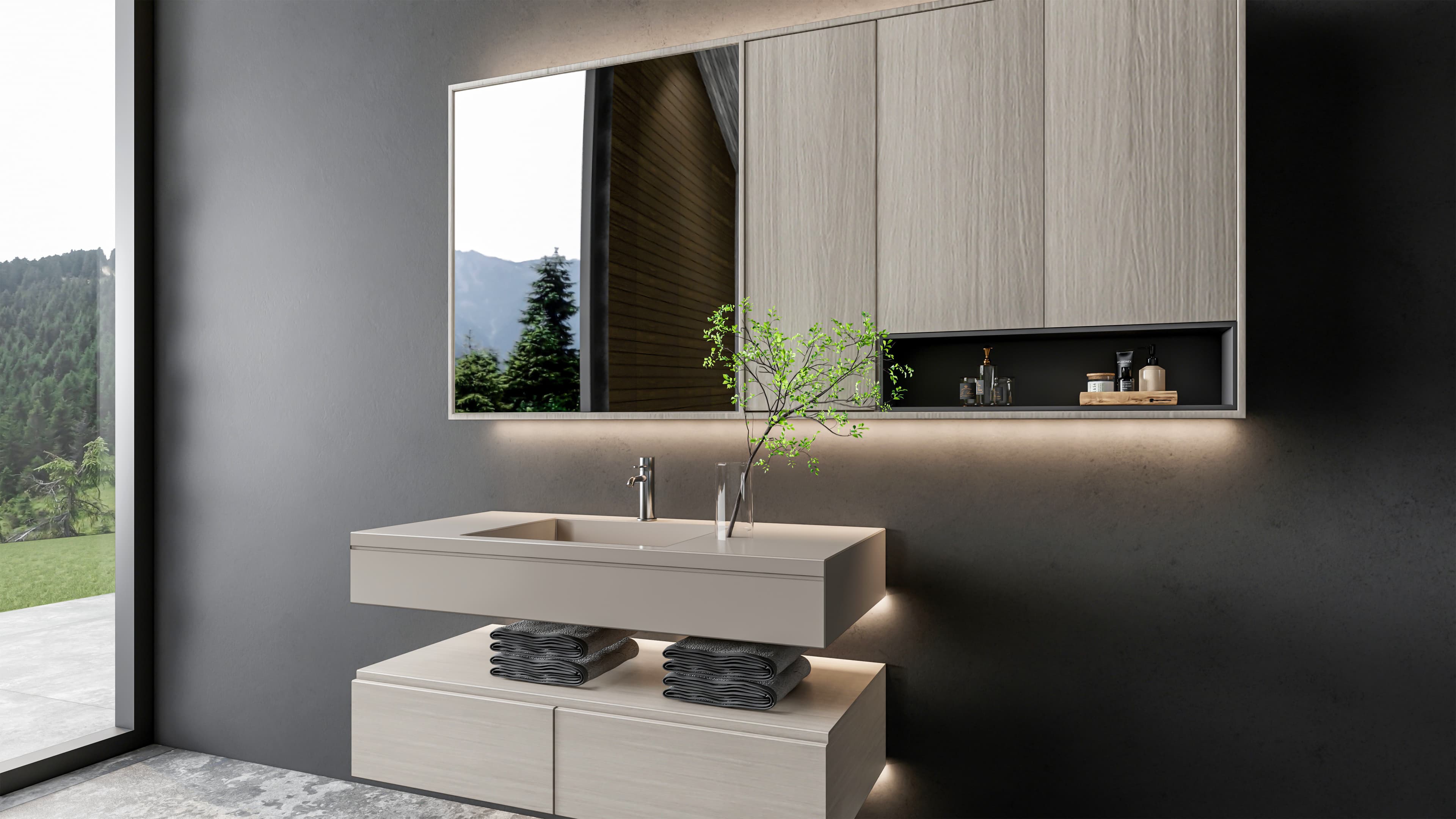 POLYURETHANE FLOATING VANITIES